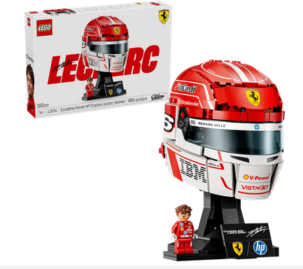 Lego 43014 Scuderia Ferrari Hp Charles Leclerc Racing Helmet