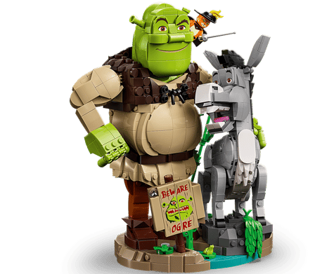Lego 7423 Shrek, Donkey & Puss In Boots
