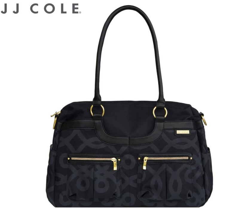 J J Cole Black Sachel Baby Bag