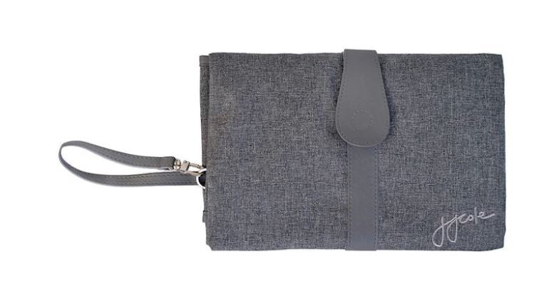 Jj Cole Baby Wipeable Changing Clutch Grey