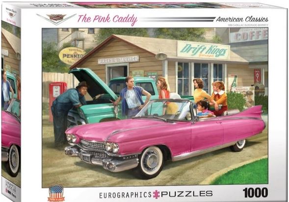 Eurographics Pink Cadillac 1000pc Puzzle