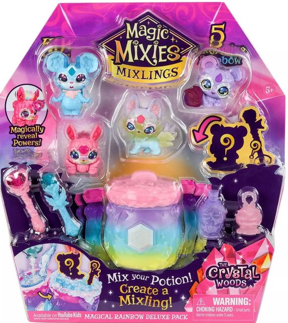 Magic Mixies Mixlings Rainbow Crystal Woods Dlx Pack