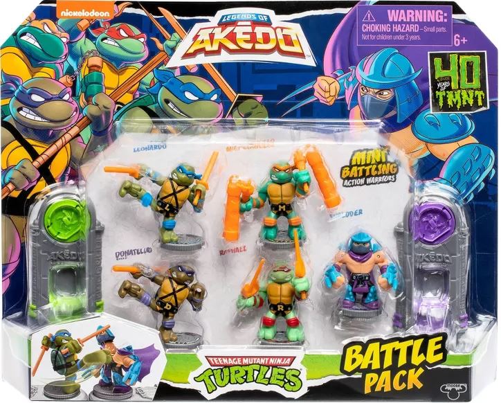 Akedu Tmnt 5 Figure  Battle Pack