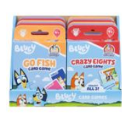 Bluey Card Game 12pc Cdu Asstd
