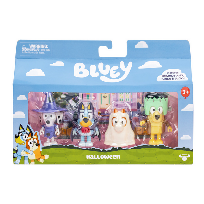 Bluey Halloween Figure 4 Pack