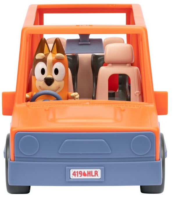 Bluey Heeler Family Road Trip 4wd Vehicle With Chilli Figure