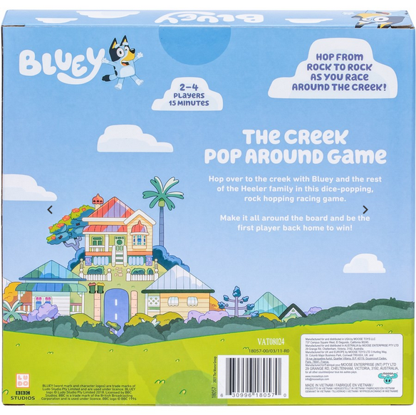 Bluey The Creek Pop Around Game