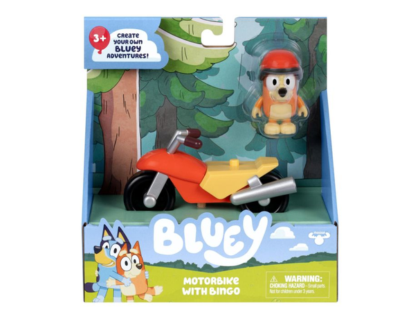 Bluey S15 Basic Vehicle - Motorbike With Bingo