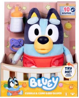 Bluey Plush Cuddle & Care Baby Bluey Plush