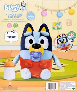 Bluey Plush Cuddle & Care Baby Bluey Plush