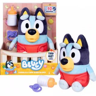Bluey Plush Cuddle & Care Baby Bluey Plush