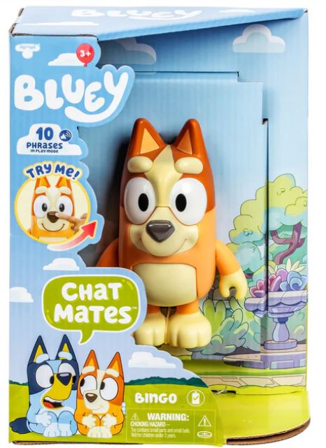 Bluey Chat Mates Bingo Talking 13cm Figure