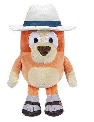 Bluey Plush Holiday Bingo With Hat 8"