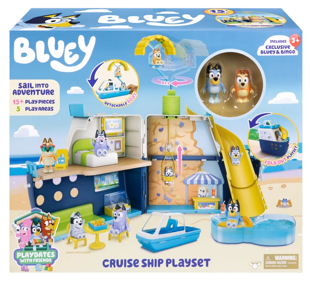 Bluey Cruise Ship Playset