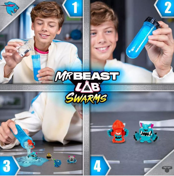 Mr Beast Lab Swarms Mystery Micro Beast Test Tube Assorted