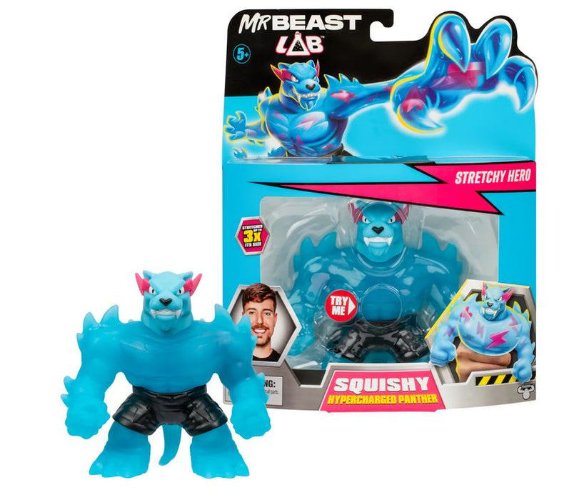 Mr Beast Lab Goojitzu Squishy Hypercharhed Panther Stretchy Hero