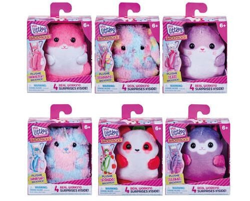 Real Littles Plushie Backpack Includes 4 Surprises Assorted
