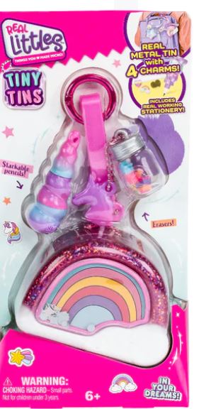 Real Littles S8 Tiny Tins Keychain Assorted Styles