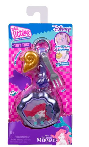 Real Little Disney S7 Tiny Tins Keychain Assorted