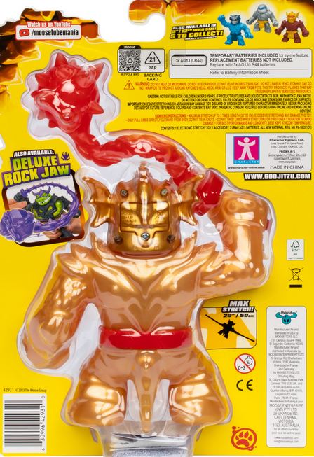Goo Jit Zu Stretch Strikers Dlx Blazagon With Sounds