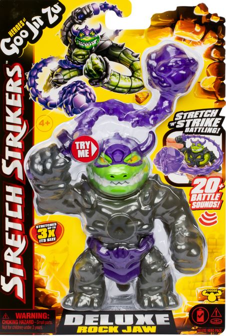 Goo Jit Zu Stretch Strikers Dlx Rock Jaw