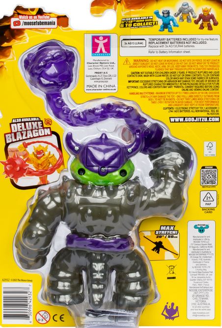 Goo Jit Zu Stretch Strikers Dlx Rock Jaw