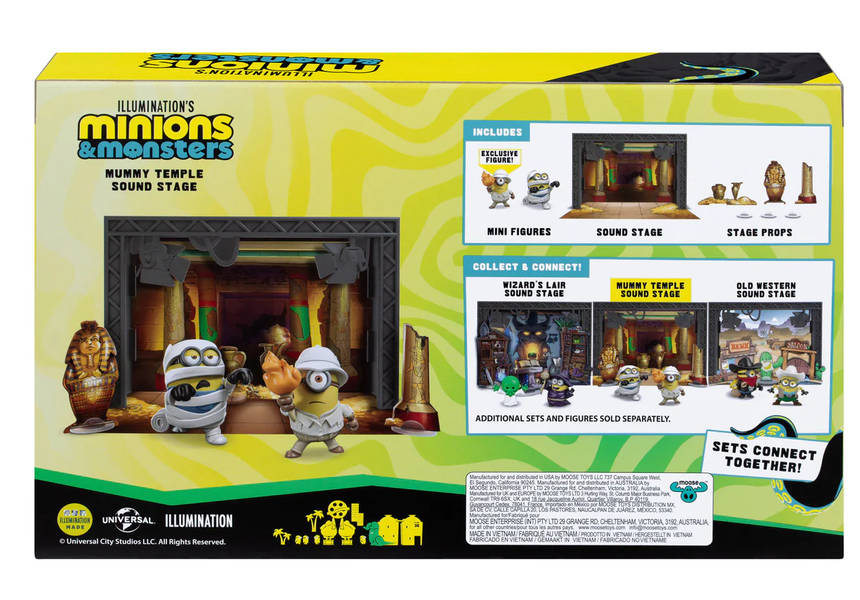 Illumination's Minions & Monsters Mummy Temple Sound Stage Playset