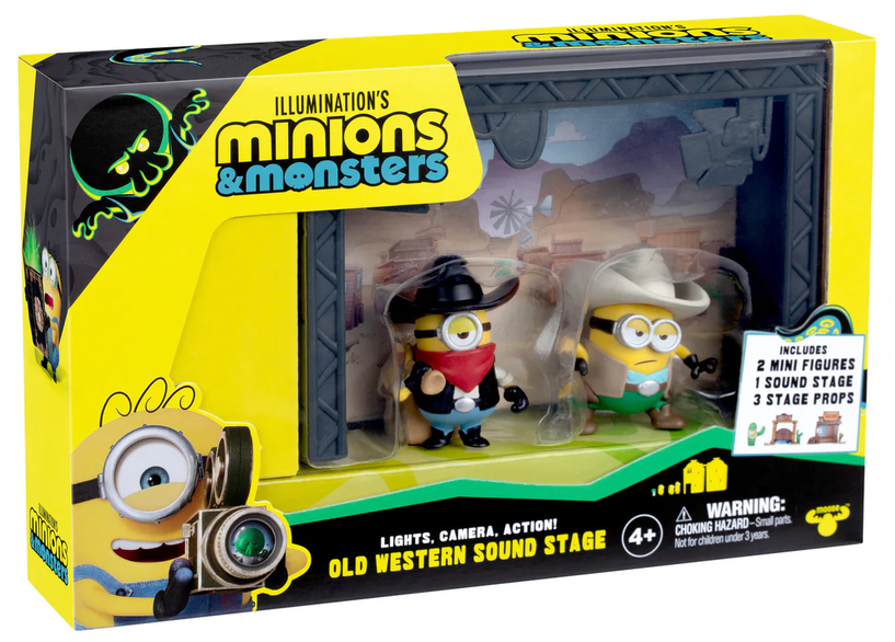 Illumination's Minions & Monsters Old Western Sound Stage Playset