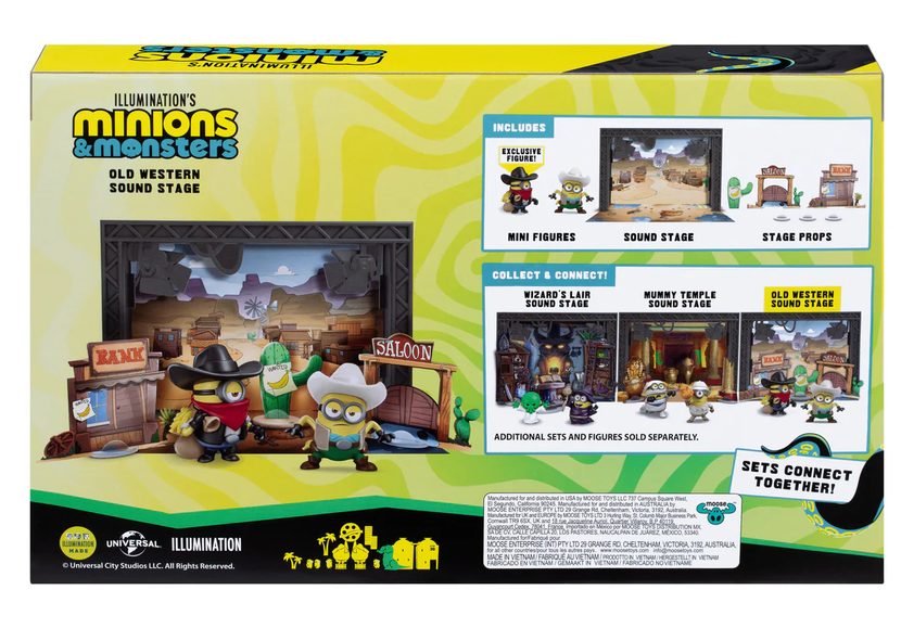 Illumination's Minions & Monsters Old Western Sound Stage Playset