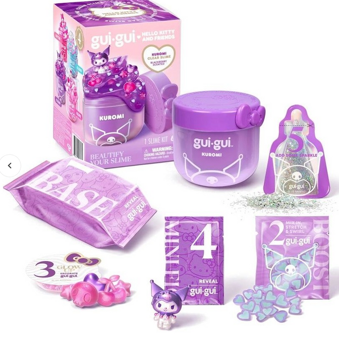 Gui.gui Hello Kitty & Friends - Kuromi Clear Slime