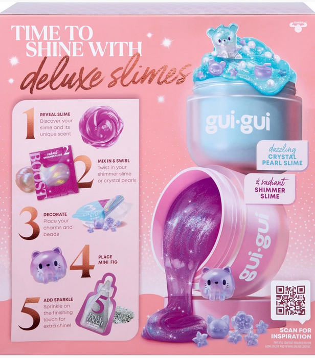 Gui-gui Shimmer Beauty Slime Dlx Twin Pack