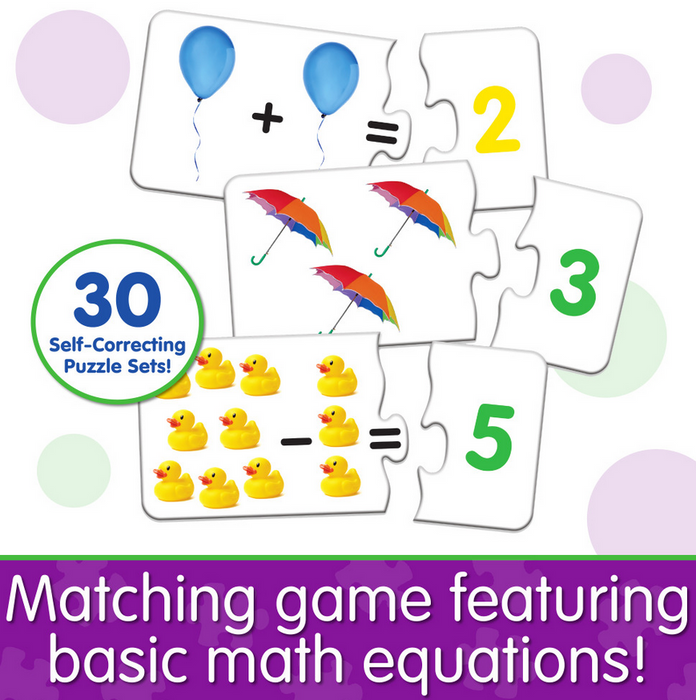 Match It! Mathematics 30 Pc Teaching Basic Math Skills Puzzle