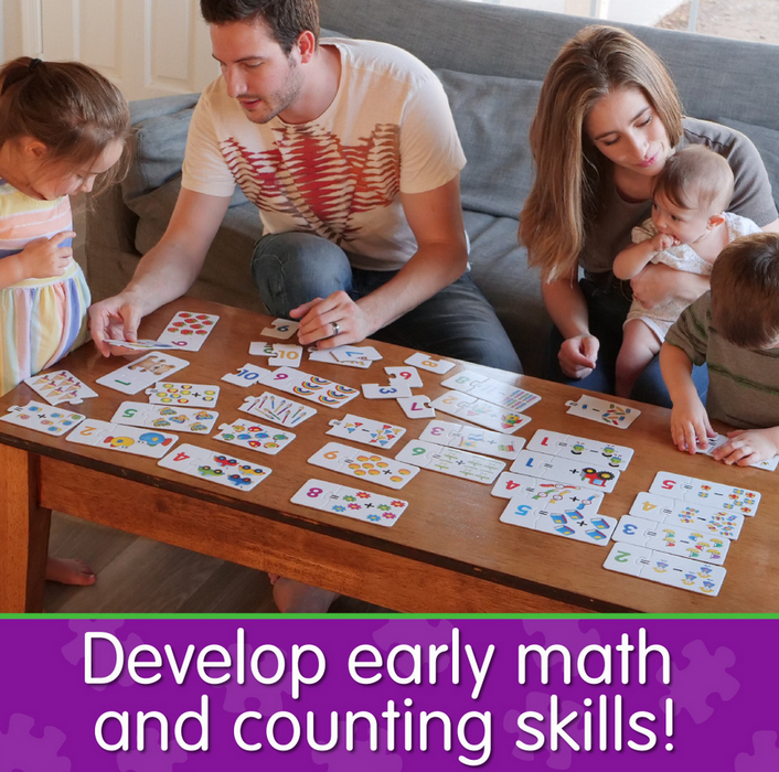 Match It! Mathematics 30 Pc Teaching Basic Math Skills Puzzle