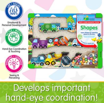 Sort & Learn Magnetic Shapes Puzzle