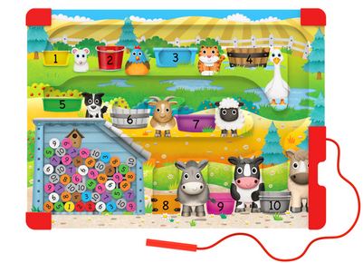 Sort & Learn Magnetic Counting Puzzle