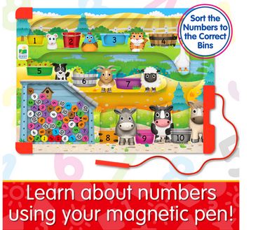 Sort & Learn Magnetic Counting Puzzle