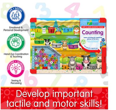 Sort & Learn Magnetic Counting Puzzle