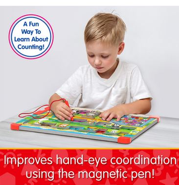 Sort & Learn Magnetic Counting Puzzle