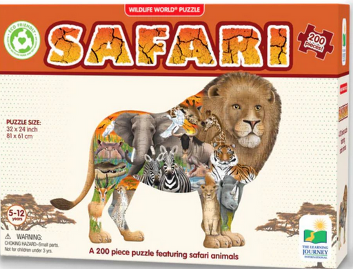 Wildlife Safari 200 Piece Puzzle