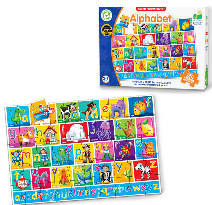 Alphabet 50 Piece Jumbo Floor Puzzle