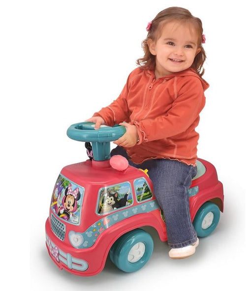 Lights N Sounds Minnie Camping Van Ride-on Car