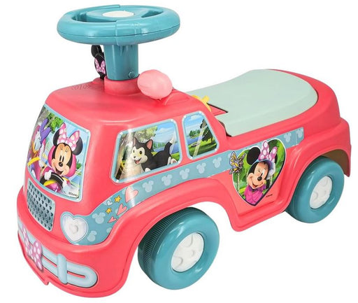 Lights N Sounds Minnie Camping Van Ride-on Car