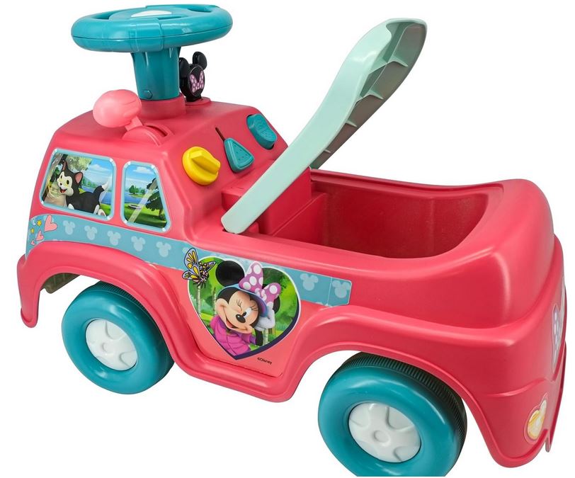 Lights N Sounds Minnie Camping Van Ride-on Car