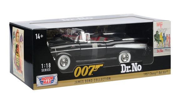 James Bond 1.18 1957 Chevy Bel Air Dr.no Diecast Car