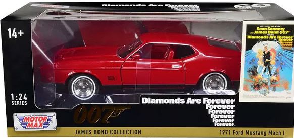 James Bond 1.24 Sc 1971 Ford Mustang Mach Diamonds Are 4 Ever Vehicle