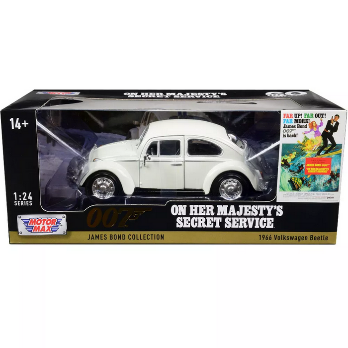 James Bond 1:24 Sc 1966 Volkswagon Beetle Die Cast Vehicle