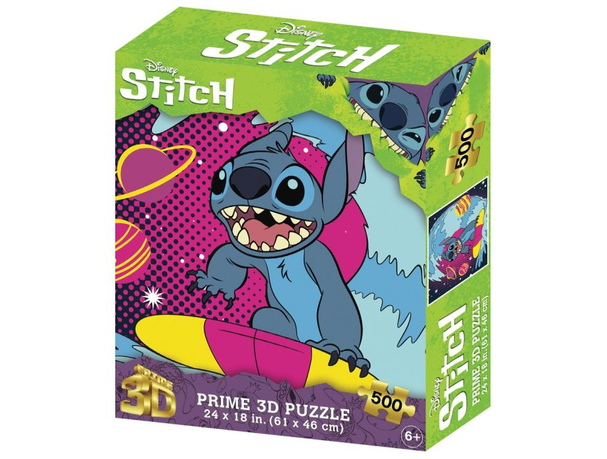 Prime 3d Disney Stitch - 500 Piece Puzzle