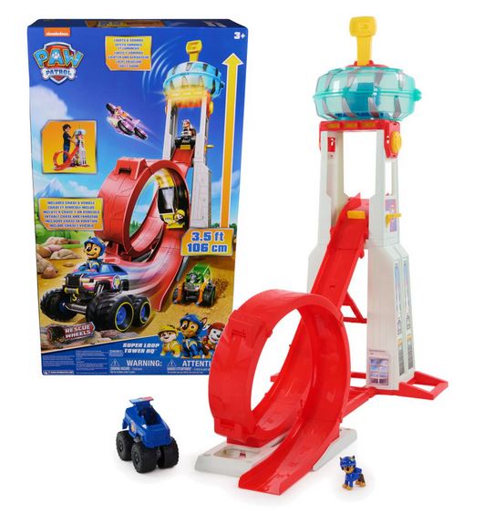 Paw Patrol Rescue Wheels Super Loop Headquarters Tower