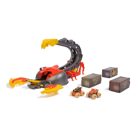 Monster Jam Mini Jams El Toro Loco Venom Velocity Scorpion Playset