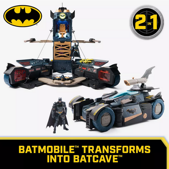 Batman Ultimate Transforming Batmobile With Batman And Bat Glider